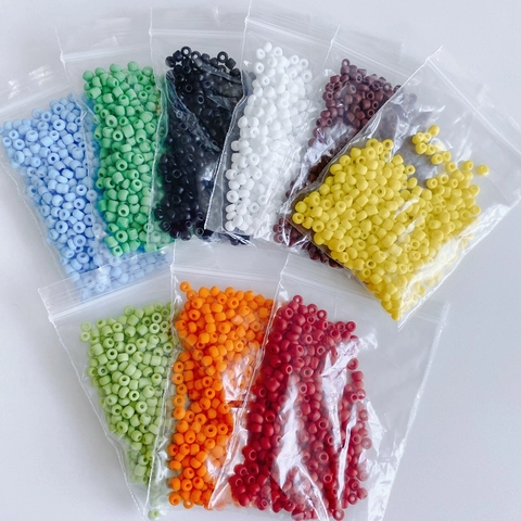 Perline di Precisione in Vetro Opaco da 3mm Multicolore Materiale per Creazione Gioielli DIY per Collane Bracciali Perline Rotonde Commercio all'Ingrosso