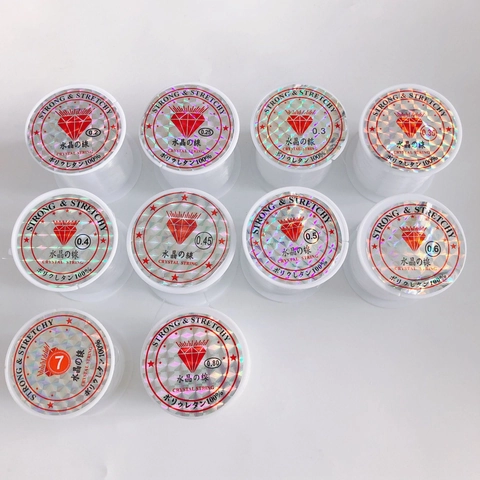 Transparent Elastic Crystal String For DIY Jewelry Making Strong Stretchy Beading Cord Thread For Bracelet Necklace Handcraft