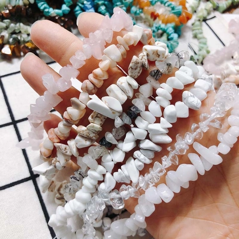 Unregelmäßige Glassplitterperlen Für Die DIY Schmuckherstellung Polierte Glassplitter Für Handgefertigte Armbänder Und Halsketten