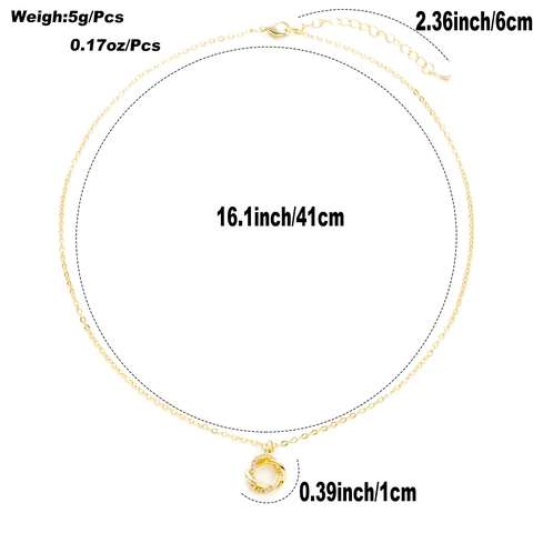 Collana con Pendente in Rame e Zirconia per Donna Lusso Leggero Placcato Oro Farfalla Malocchio Cuore Margherita Gioielli