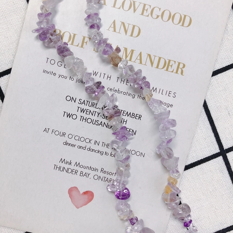 DIY Jewelry Accessories Polished Irregular Resin Crushed Stone Purple Transparent Amber Beads For Necklace Bracelet Making
