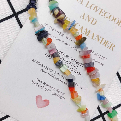 Multicolor Glass Chip Beads Irregular Polished Stone Strands Rainbow Color Glass Beads For DIY Jewelry Necklace Bracelet Making Crafts