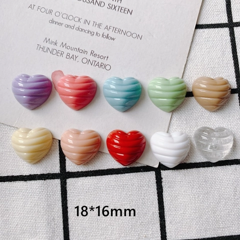 Resin Herz Anhänger Wellentextur Herzförmige Charms Für Schmuckherstellung DIY Handgefertigte Bunte Zubehörmaterialien