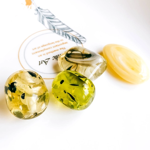 Acryl Bernstein Stil Anhänger Ovale Perlen DIY Schmuckherstellung Komponenten Basteln Ohrring Anhänger Vintage Damen Zubehör