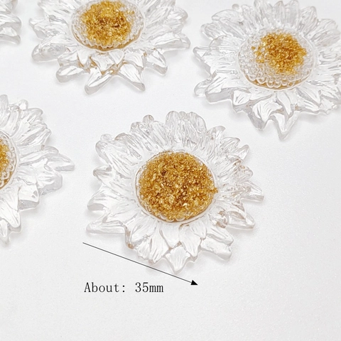 Iridescent Resin DIY Jewelry Charms Daisy Flower Swallow Bird Geometric Shapes For Handcrafted Jewelry Making Accessories