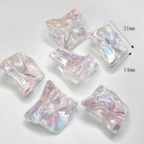 Iridescent Resin DIY Jewelry Charms Daisy Flower Swallow Bird Geometric Shapes For Handcrafted Jewelry Making Accessories