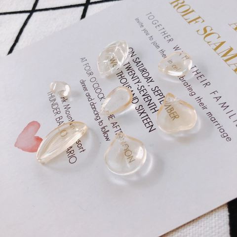 DIY Jewelry Accessories Colorful Leaf Crystal Glass Beads Loose Beads For Earring Stud Necklace Craft Making Findings