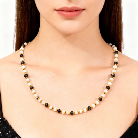 Edelstahl Künstliche Perle Naturstein Perlenkette Für Damen Böhmische Muschel Herz Anhänger Kette Schmuck Geschenk