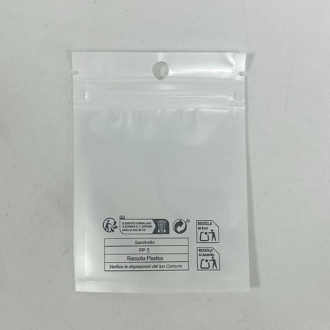 Frosted Translucent Plastic Jewelry Ziplock Bags With Hanging Hole PP Eco Friendly Jewelry Packaging Display Bags