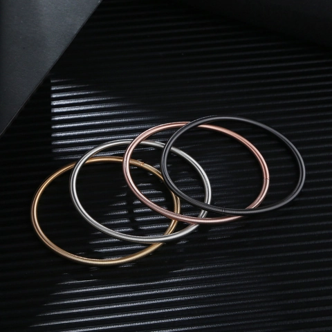 Minimalist Carbon Steel Spring Coil Bracelet For Women Men Punk Guitar String Spiral Bangle Fashion Jewelry Jewelry Accessories