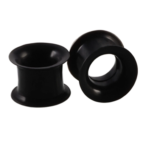 Silikon Ohr-Tunnel Weich Doppel Flansch Hohle Ohr-Lehren Gemischte Farben Körper-Piercing-Schmuck Dehnungs-Set Für Unisex