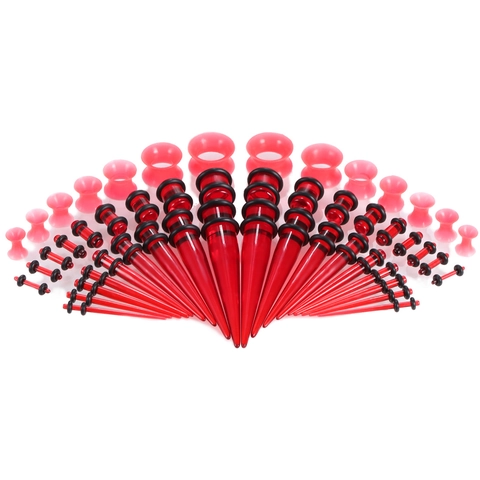 Acryl Dehnstab Dehnset Unisex Body Piercing Schmuck Für Damen Herren Ohr Expander Taper Und Plugs