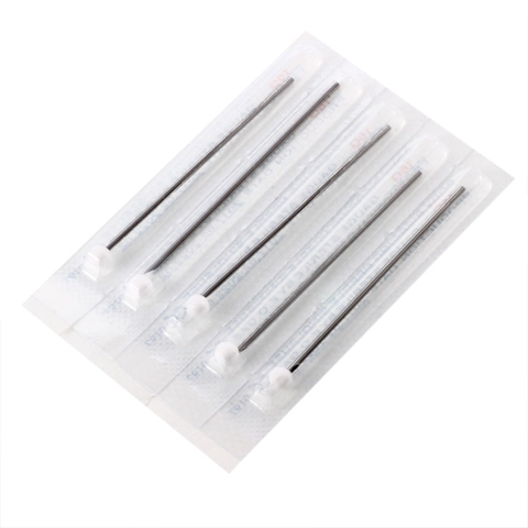 Professional Sterile 316 Stainless Steel Body Piercing Needles For Ear Nose Navel Nipple Tattoo Piercing Supplies Tool