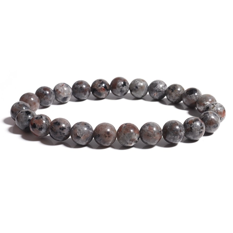 Fashion Natural Stone Crystal Beaded Bracelet Minimalist Round Agate Turquoise Elastic Bracelet For Men Women Daily Jewelry