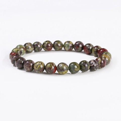 Natural Stone Round Bead Bracelet For Men Women Obsidian Agate Tiger Eye Elastic Rope Beaded Bracelet Fashion Jewelry