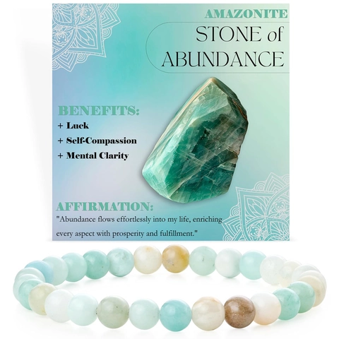 Natural Stone Beaded Bracelet For Women Men 6mm African Turquoise Amazonite Citrine Carnelian Aquamarine Yoga Elastic Bracelet