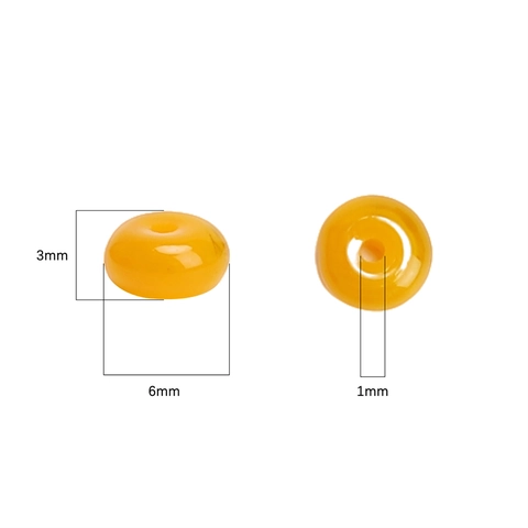 Jelly Glass Rondelle Beads Flat Abacus Spacer Beads For DIY Jewelry Making Necklace Bracelet Phone Chain Handcraft Materials
