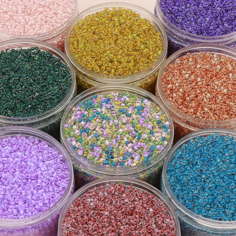 Perline di Vetro a Nucleo Tinto in Stile Cinese Inchiostro Smerigliato Tonde Sciolte per DIY Bracciale Collana Creazione di Gioielli Accessori Fatti a Mano