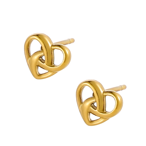Minimalist Stainless Steel Stud Earrings For Women 18K Gold Plated Tiny Animal Butterfly Dragonfly Music Note Heart Ear Jewelry