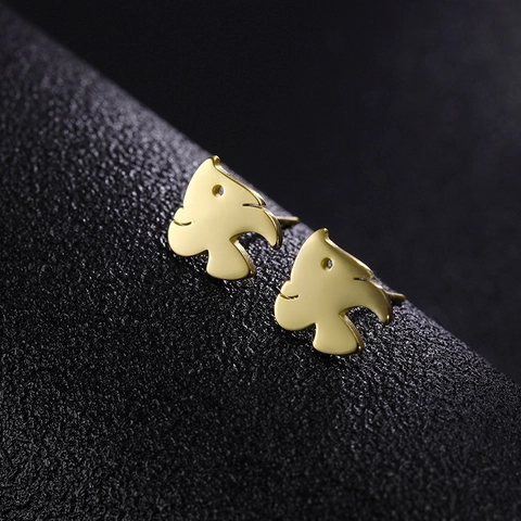 Edelstahl Süße Tier Fisch Ohrstecker Für Damen Herren Minimalistisch Poliert Winzig Ohrknochen Schmuck Zubehör Geschenk