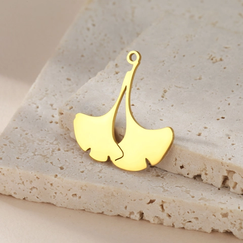 DIY Stainless Steel Pendants Hollow Tree Of Life Ginkgo Leaf Cactus Lotus Clover Charms For Jewelry Making Accessories