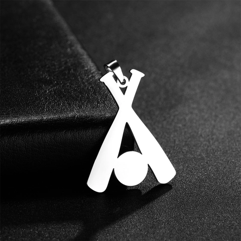 Stainless Steel Baseball Bat And Ball Pendant For DIY Jewelry Making Sporty Sport Theme Gold Silver Metal Pendant For Necklace Earring