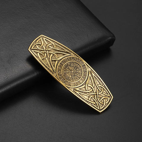 Orecchini Vichinghi Vintage Vegvisir Rune per Donna in Lega Nodico Nodo Celtico Bussola Forcina Accessori per Capelli