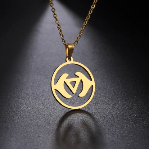 Minimalistische 304 Edelstahl Halskette Mit Geometrischem Hohlem Dreieck Chakra Symbol Yoga Meditationsschmuck Für Damen