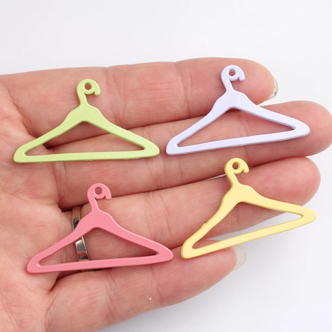 Legering Kledinghanger Vorm Charms Macaron Kleur Geschilderde Zinklegering Hangers Voor DIY Ketting Armband Oorbel Sieraden Maken Accessoires