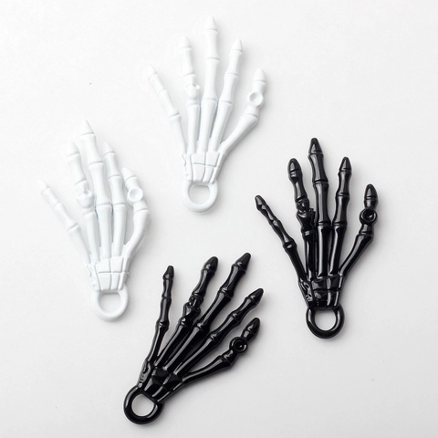 Zinc Alloy Skeleton Hand Pendants Demon Claw Charms Gothic Punk Jewelry Finding For Halloween DIY Jewelry Making Craft Supplies