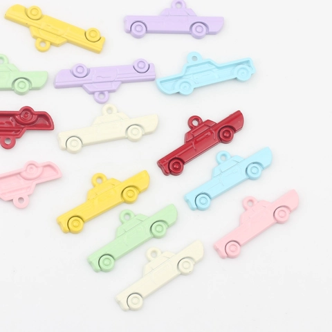 Zinklegierung Bunte Autoform Anhänger Emaille Charms Für DIY Schmuckherstellung Armband Halskette Handgefertigtes Zubehör