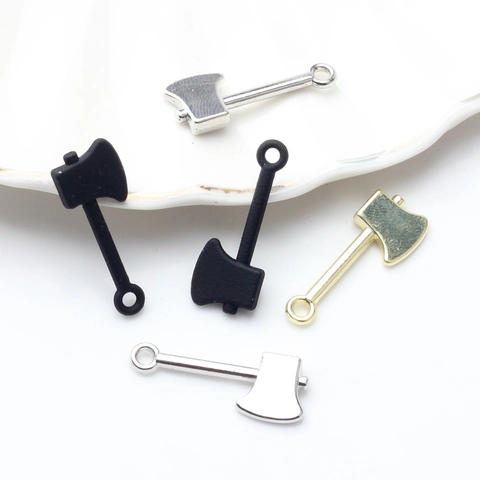 Creative Alloy Axe Charms Pendants For DIY Jewelry Making Necklaces Earrings Metal Tool Shape Hanging Accessories