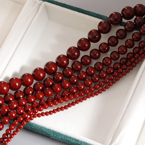Collier en Perles Artificielles en Cuivre Vintage pour Femmes Plaqué Or Rouge Foncé Perle Ronde Choker Élégante Chaîne de Clavicule Bijoux