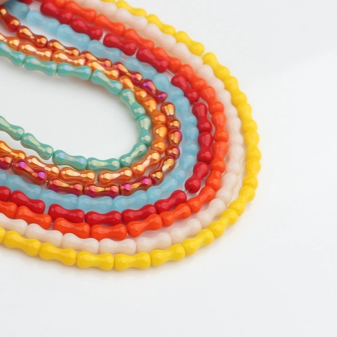 Perline a Manubrio in Cristallo Sintetico per Creazione Gioielli Accessori Fai da Te Bracciali Collane Orecchini Perline Sfuse Minimaliste
