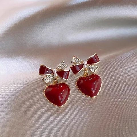 Cute Ghost Halloween Earrings Christmas Santa Claus Snowflake Ribbon Heart Drop Earrings For Women Festive Alloy Jewelry