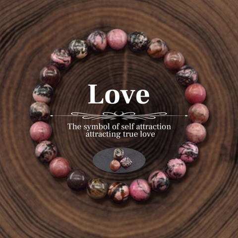 8mm Naturstein Runde Perle Heilung Armband Für Damen Herren Spirituelle Energie Edelstein Elastisches Armband Täglicher Schmuck