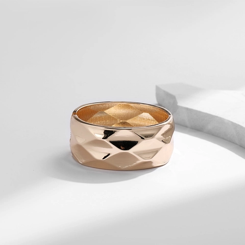Minimalist Alloy Quilted Lattice Bangle Bracelet For Women Gold Silver Plated Wide Face Geometric Hinged Hand Cuff Jewelry