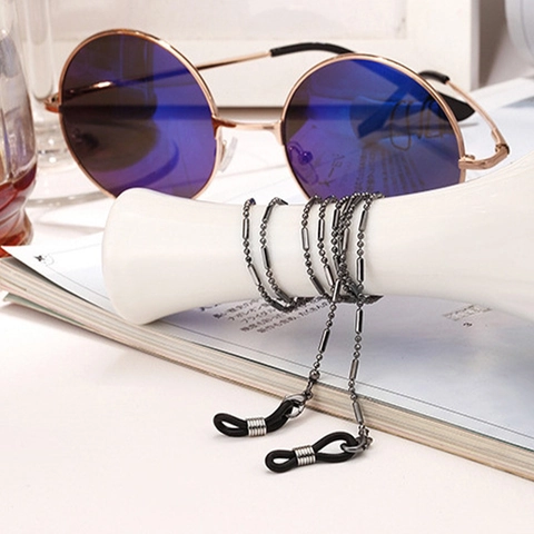 Mode Metall Brillenkette Verlustsicher Sonnenbrille Lanyard Halter Gurt Brille Dekorative Maske Hängende Halskette Für Damen Herren