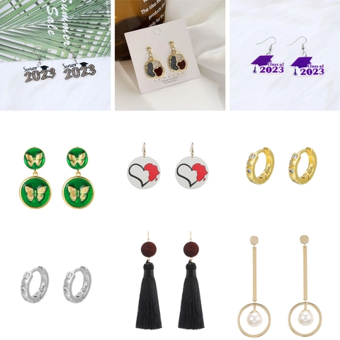 Bohemian Vintage Long Black Tassel Wood Earrings For Women Handmade Ethnic Fringe Drop Earrings Geometric Graduation Jewelry