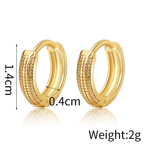 Minimalistische Geometrische Kupfer Creolen Für Damen Echt Vergoldet Bogen Ohrstecker Hypoallergener Schmuck Geschenk