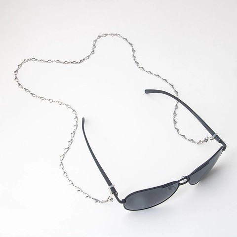 Stainless Steel Heart Glasses Chain For Women Anti Slip Sunglasses Strap Fashion Neck Cord Holder Jewelry Accessory