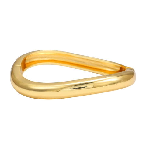 Bold Geometric Alloy Open Cuff Bangle Minimalist High Polish Metal Chunky Statement Bracelet For Women Fashion Jewelry Accessories