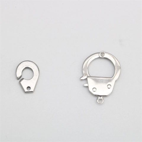 Punk Hip Hop Stainless Steel Handcuff Connector Pendant For DIY Necklace Bracelet Making Trendy Jewelry Findings Accessories