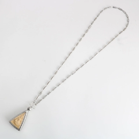 Stainless Steel Thai Buddha Amulet Chain Necklace For Men Women Spiral Spring Lantern Link Box Chain Religious Jewelry Silver Tone