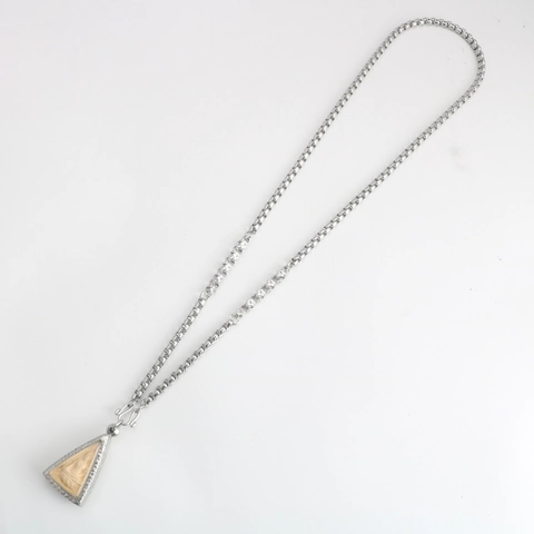 Stainless Steel Thai Amulet Hanging Chain Religious Buddhist Box Necklace For Men Women Silver Titanium Steel Jewelry