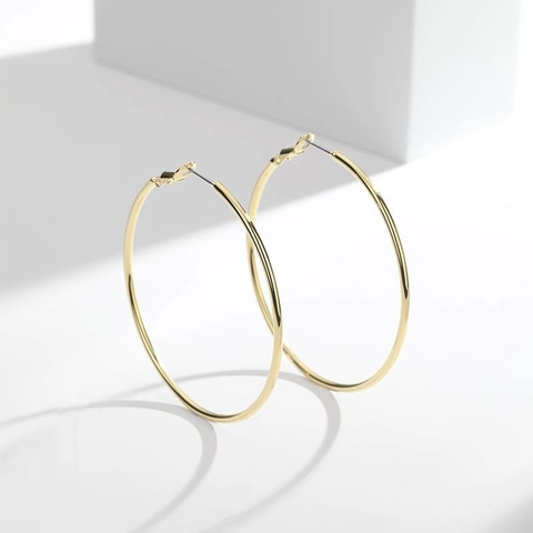Minimalistische 316L Roestvrijstalen Oorknoppen Voor Dames Grote Ronde Geometrische Gepolijste Cirkel Oorbellen Dagelijkse Mode Sieraden