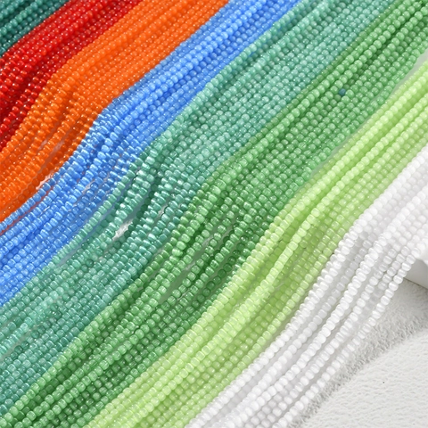 Katzenaugen Glas Runde Lose Perlen Farbige Mini Spacer Perlen Für DIY Schmuckherstellung Handgefertigte Armband Halskette
