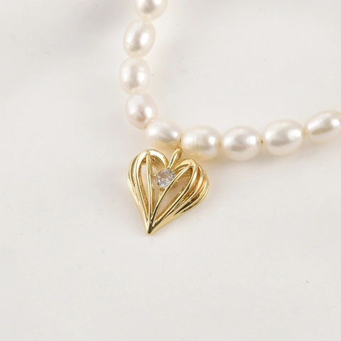 Hollow Heart Shaped Copper Zircon Pendant Charm For DIY Jewelry Making Gold Silver Plated Elegant Necklace Bracelet Accessory