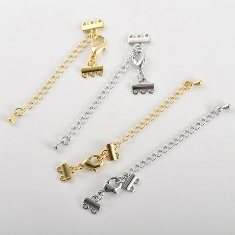 Εξάρτημα Σύνδεσης από Χαλκό με Επιχρύσωση 18K Κούμπωμα Καβουράκι Αλυσίδα Επέκτασης για Χειροποίητα Κοσμήματα