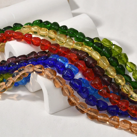 Perline di Vetro Irregolari Stile Barocco Fatte a Mano Perline Sciolte Lampwork per Fai da Te Collana Braccialetto Gioielli Accessori